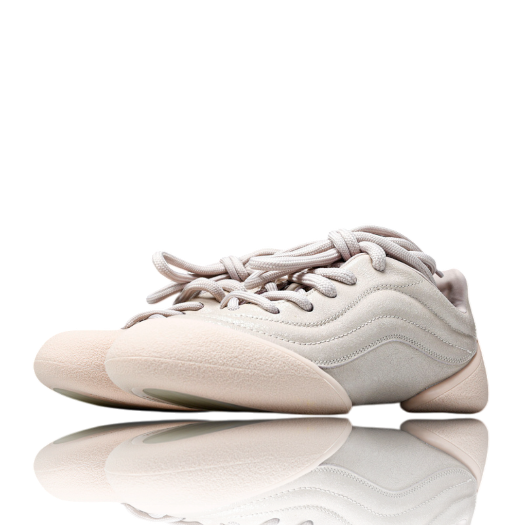 McQueen Trainers Flexion Crackled Leather 'Pink'