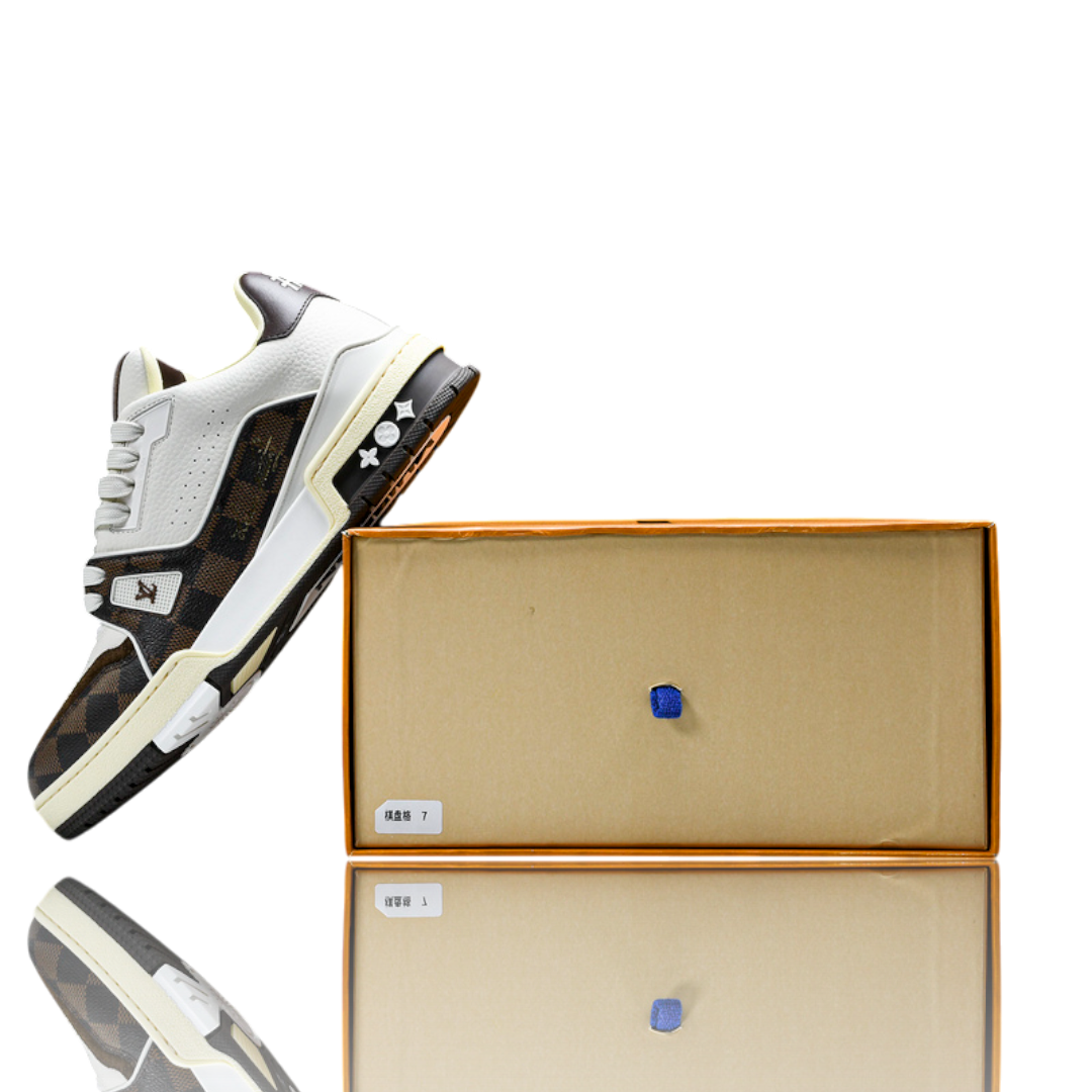 Louis Vuittоп Trainer Low By Tyler, The Creator 'White Mocha Damier'