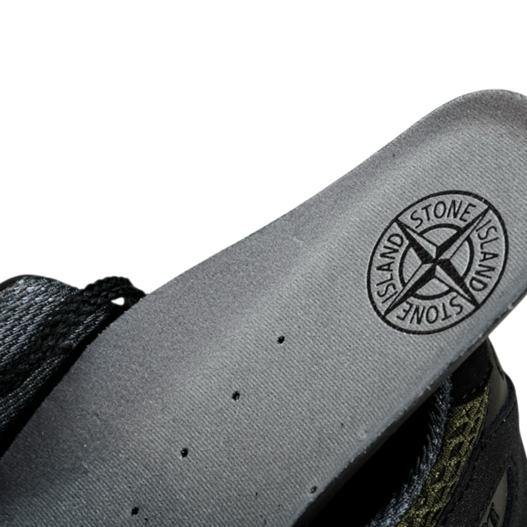 NB 991v2 MiUK x Stone Island 'Black Olive'