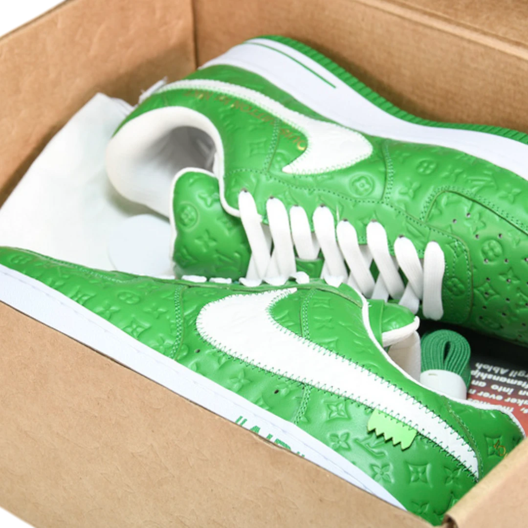 Louis Vuittоп x AF1 By Virgil Abloh 'White Green'