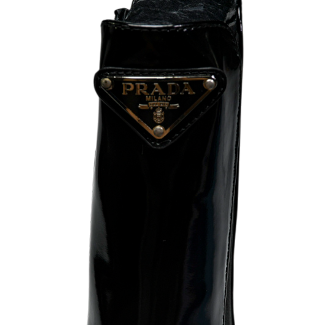 Prada Brushed Chelsea Boots 'Black'