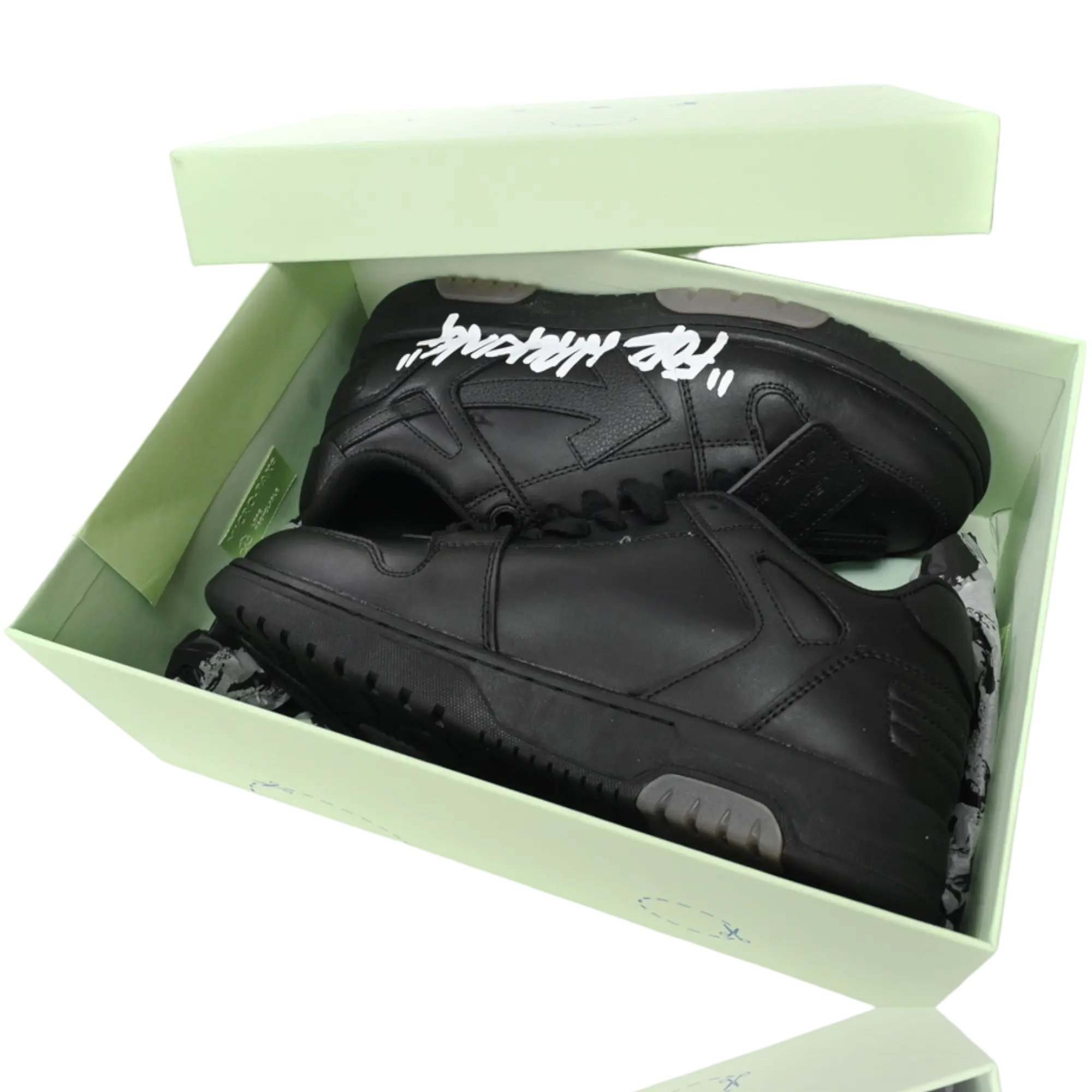 Off-White Out Of Office Low Top 'For Walking' Black White