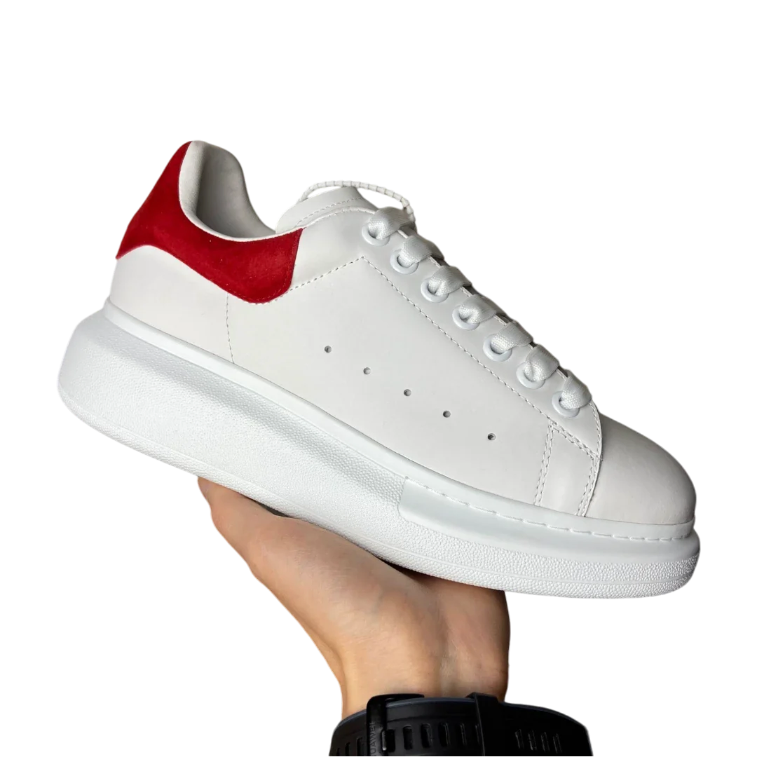 McQueen Oversized 'White Lust Red'