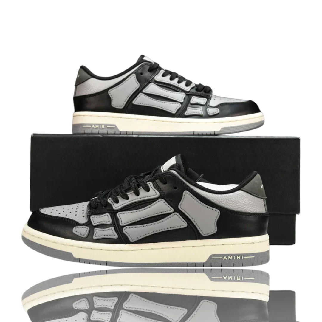Amiri Skel Top Low 'Black Grey'