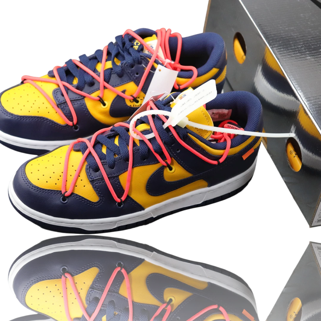 Off-White x SB Dnk Low 'University Gold'