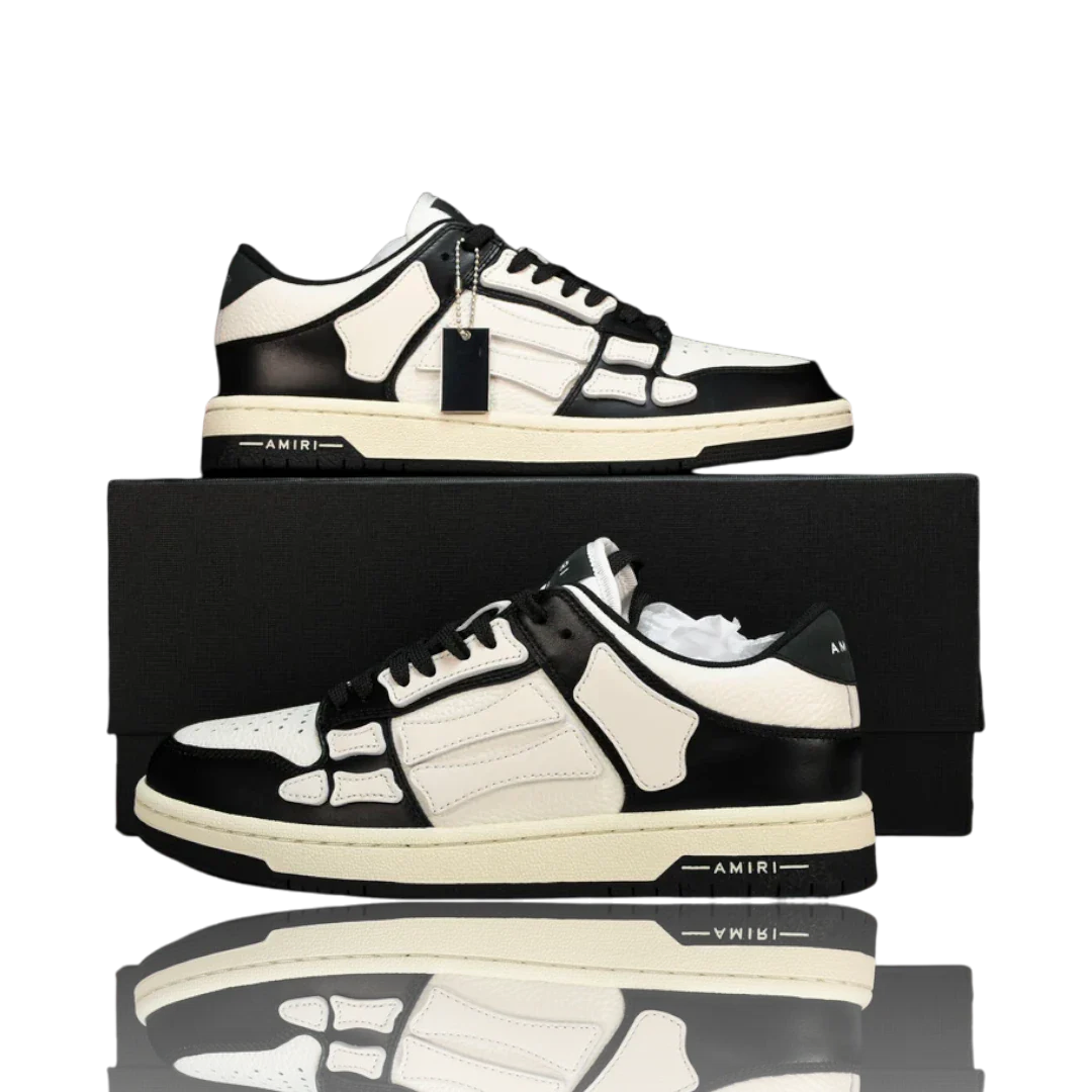 Amiri Skel Top Low 'Black White'