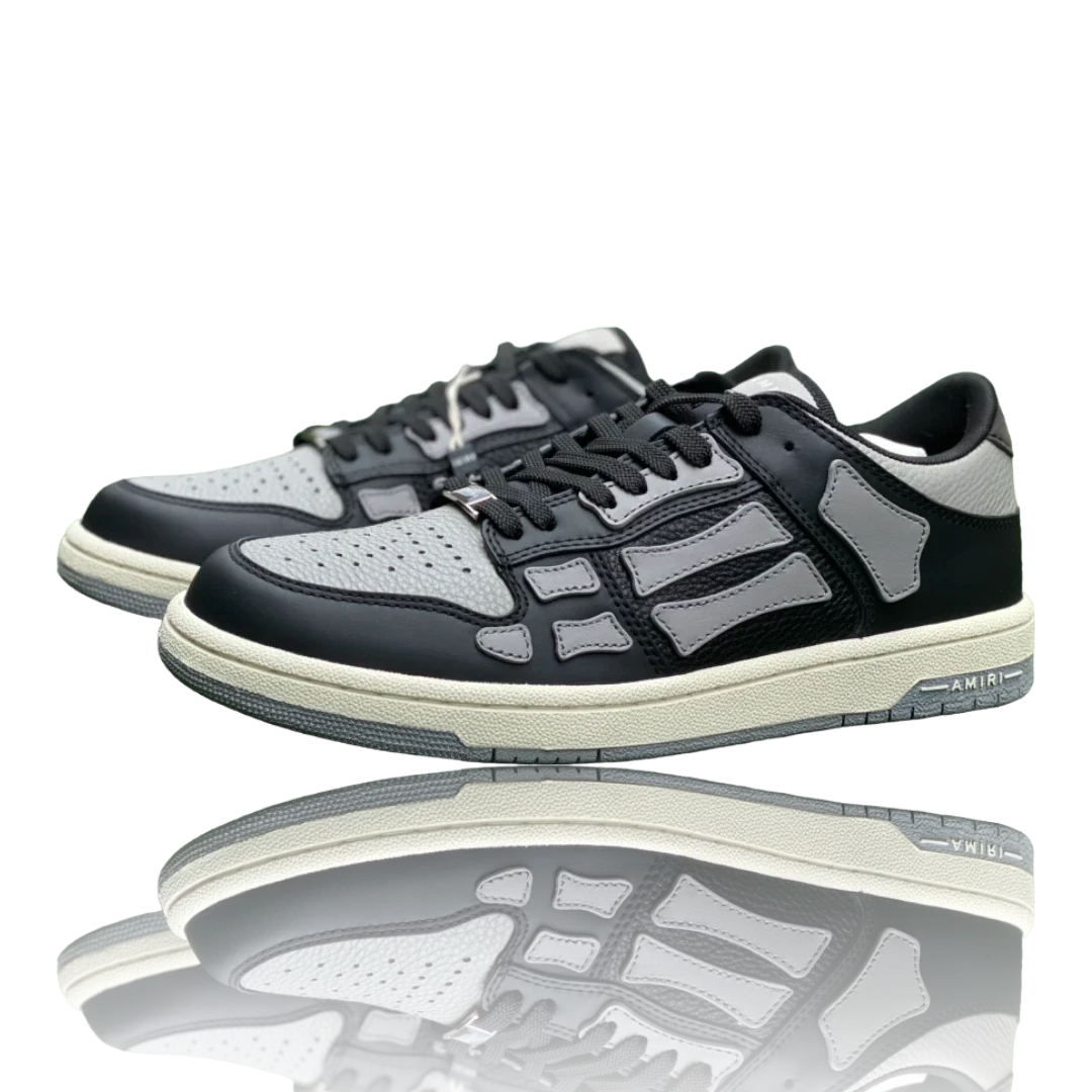 Amiri Skel Top Low 'Black Grey'