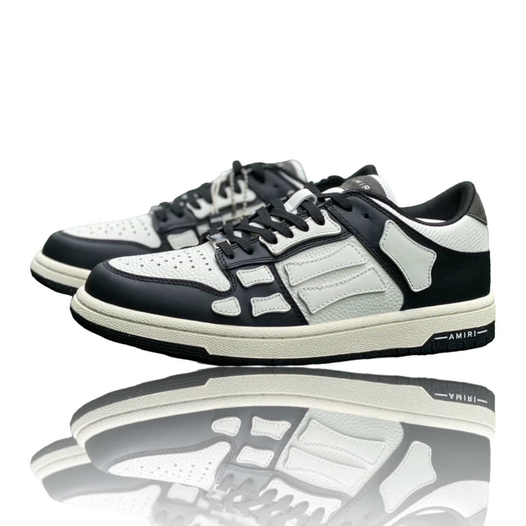 Amiri Skel Top Low 'Black White'