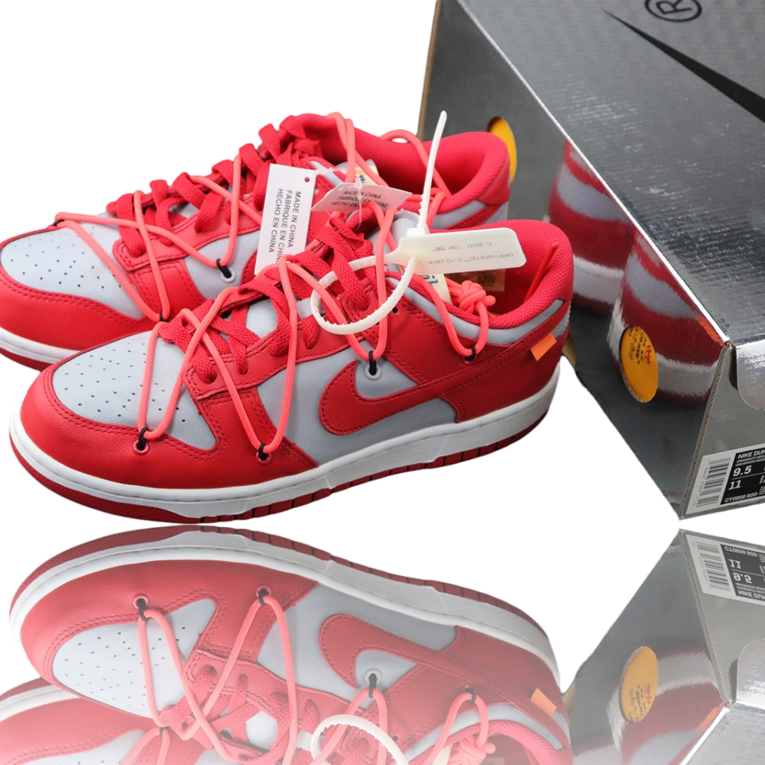 Off-White x SB Dnk Low 'University Red'