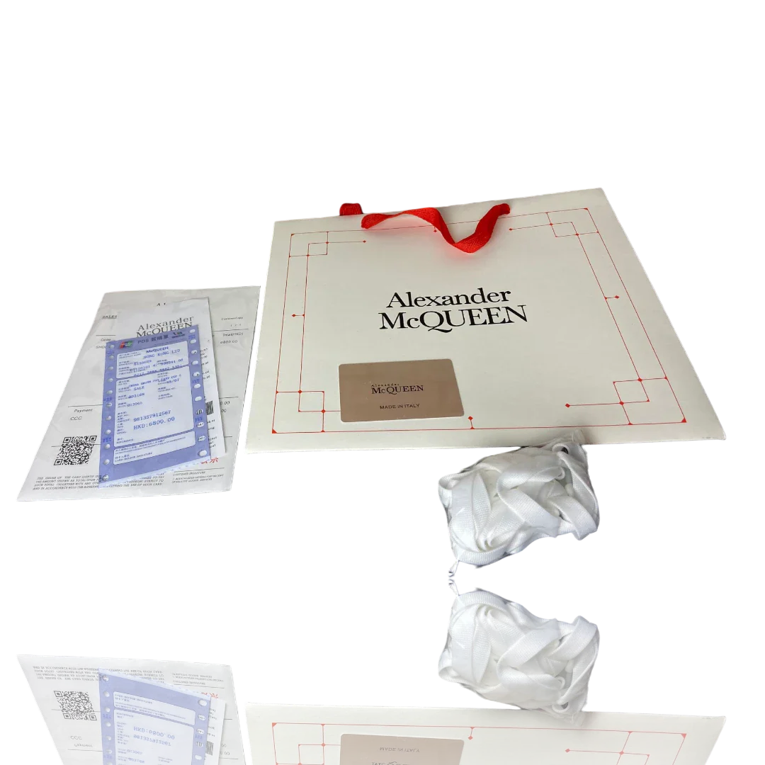 McQueen Oversized 'White Lust Red'