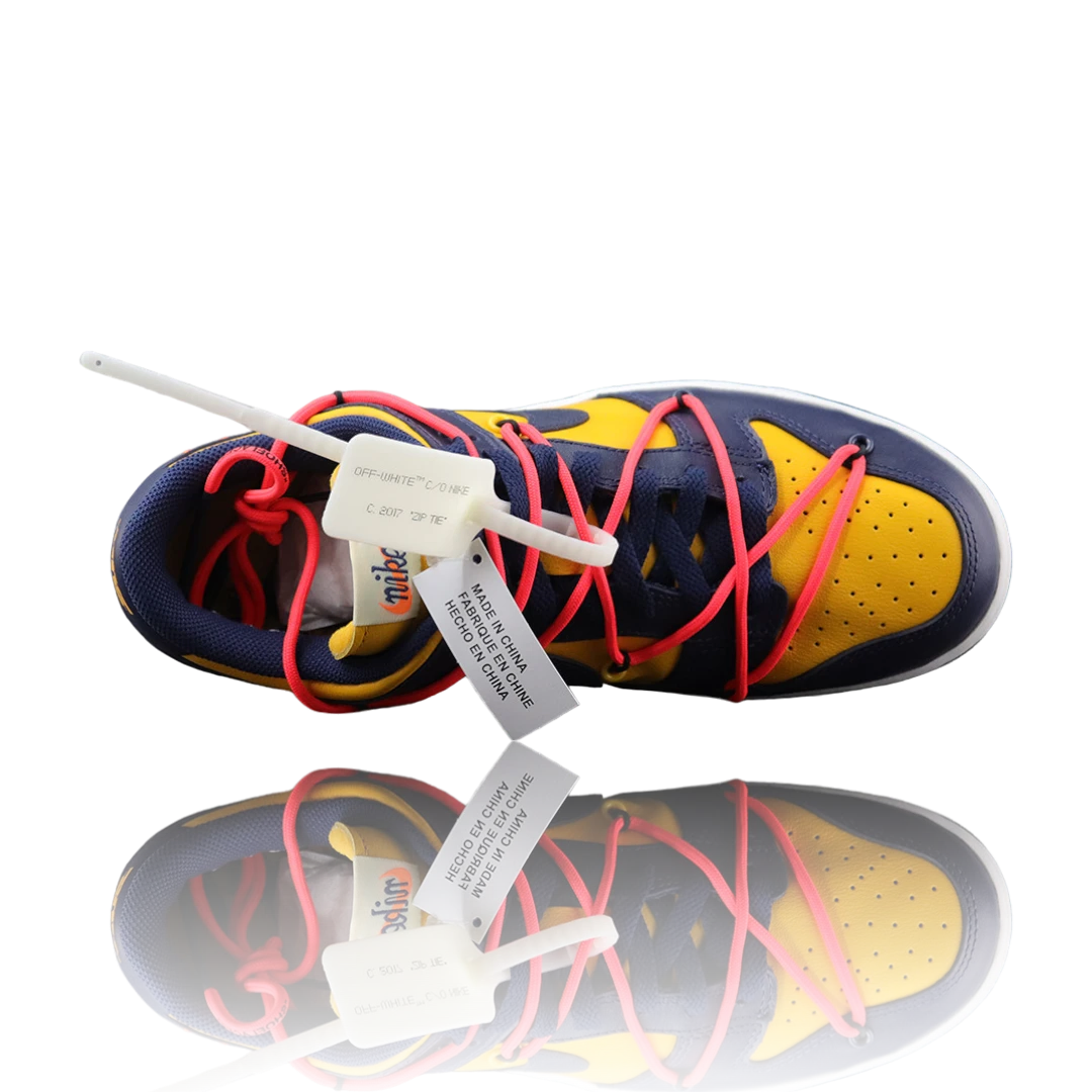 Off-White x SB Dnk Low 'University Gold'