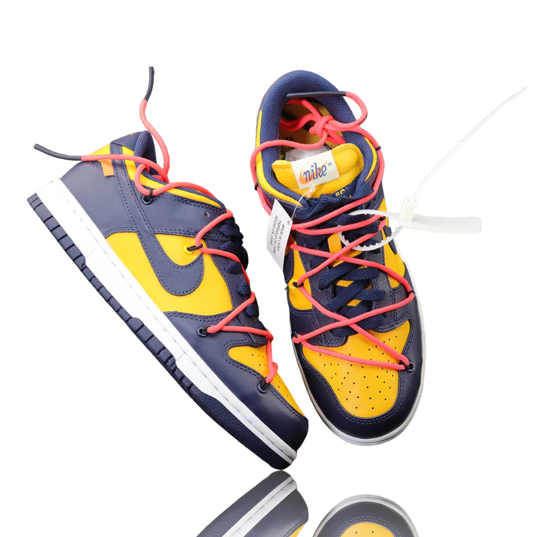 Off-White x SB Dnk Low 'University Gold'