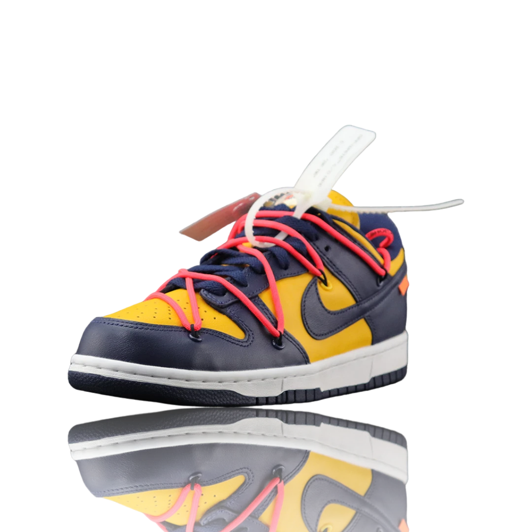 Off-White x SB Dnk Low 'University Gold'