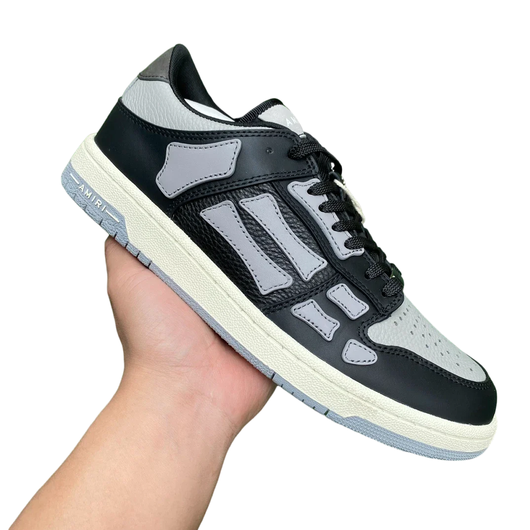 Amiri Skel Top Low 'Black Grey'