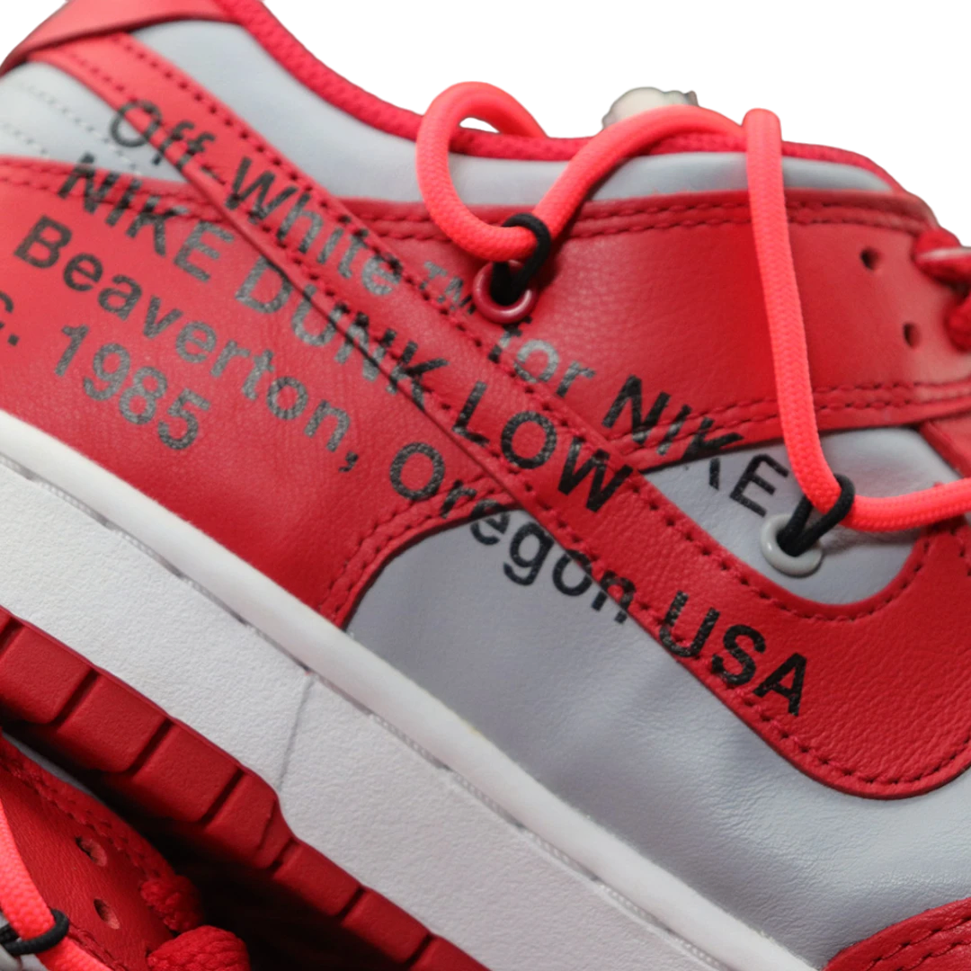 Off-White x SB Dnk Low 'University Red'
