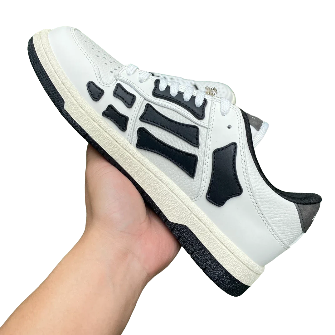 Amiri Skel Top Low 'White Black White'