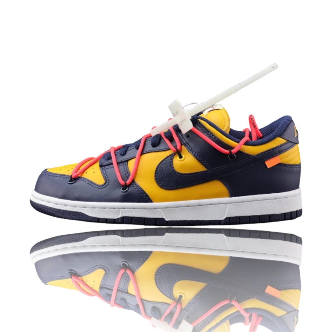 Off-White x SB Dnk Low 'University Gold'