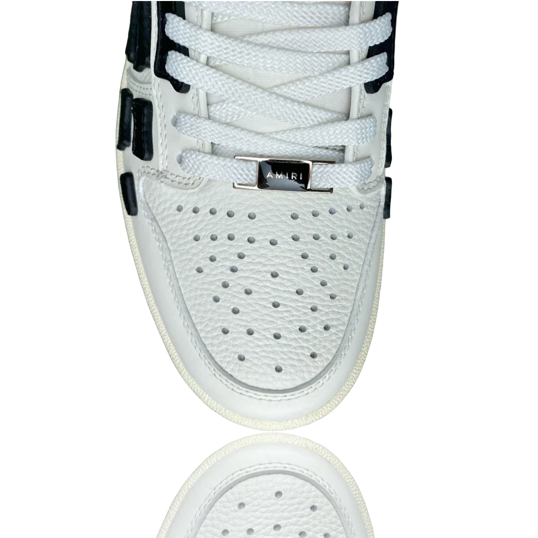Amiri Skel Top Low 'White Black White'