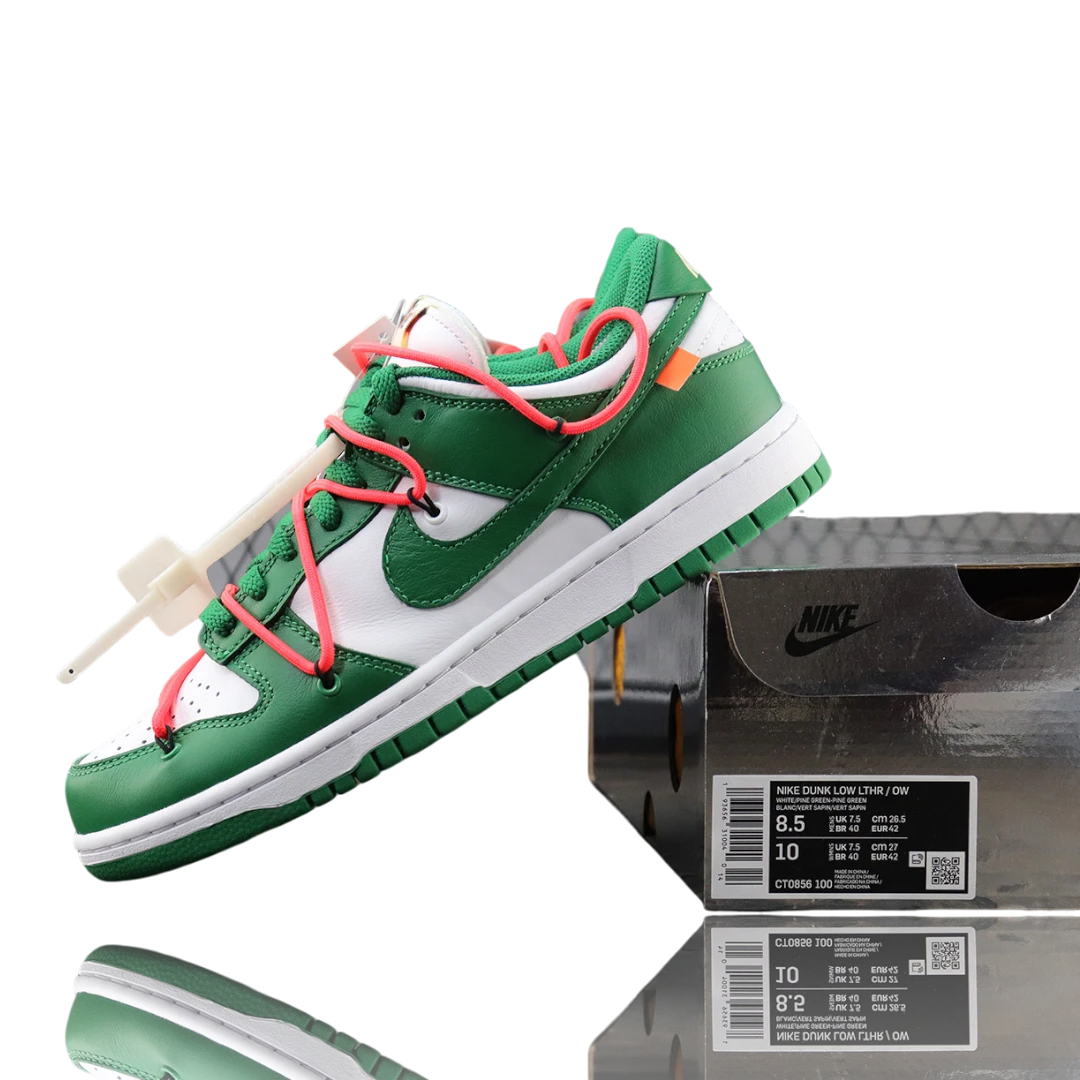 Off-White x SB Dnk Low 'Pine Green'