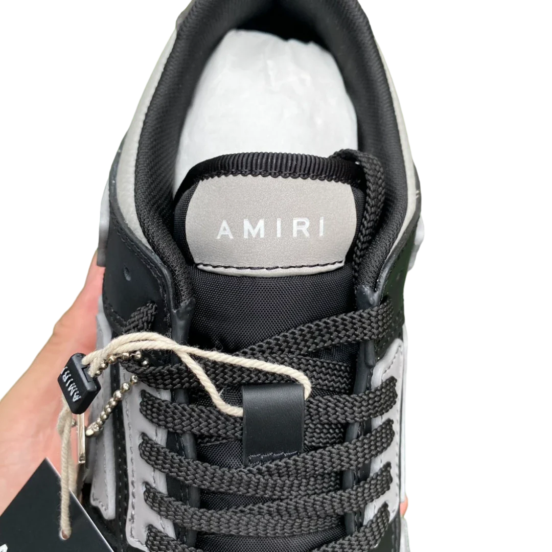 Amiri Skel Top Low 'Black Grey'