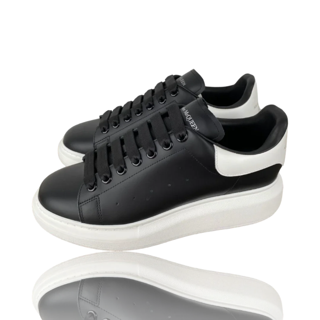 McQueen Oversized Sneaker 'Black White White'