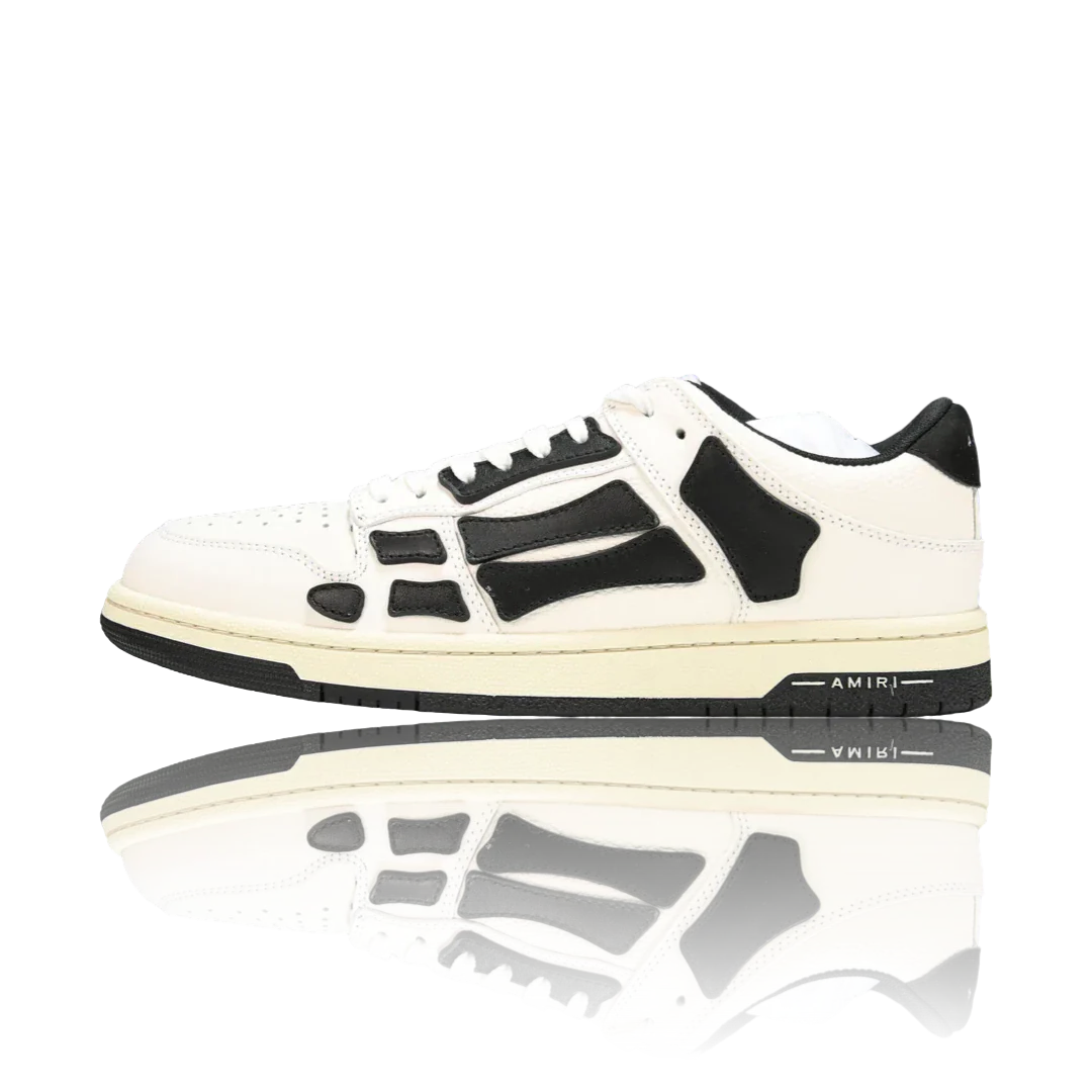 Amiri Skel Top Low 'White Black White'