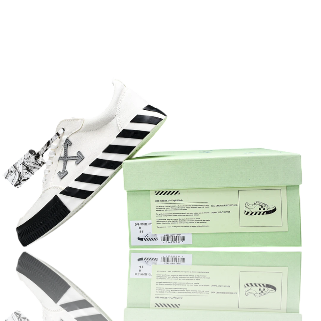 Off-White Vulc Low 'White Grey Arrow'