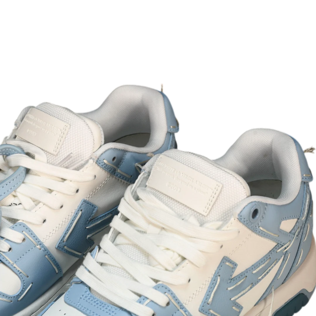 Off-White Out Of Office Low Top - Sartorial Stitch 'White Light Blue'