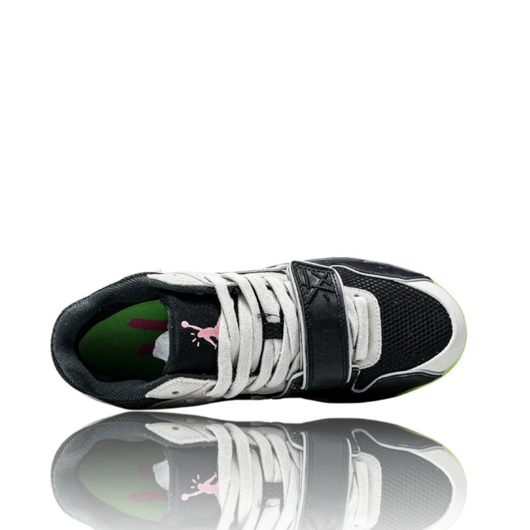 Travis Scott x Chase B Jumpmn Jack TR 'Black Night Silver'