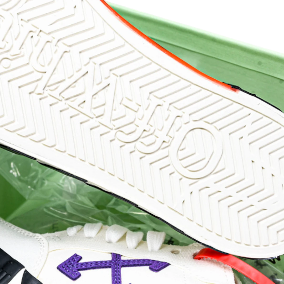 Off-White Vulc Low 'White Purple Arrow'