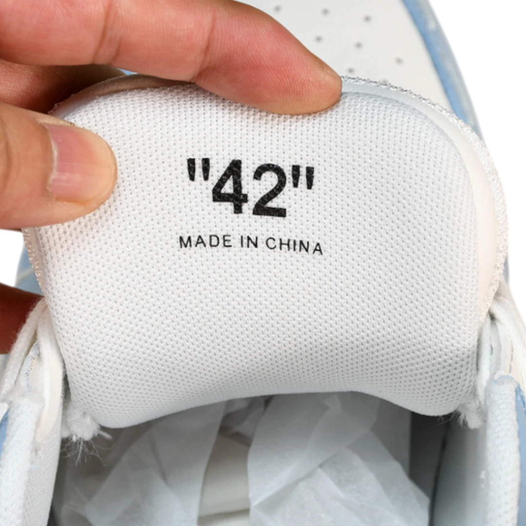 Off-White Out Of Office Low Top - Sartorial Stitch 'White Light Blue'