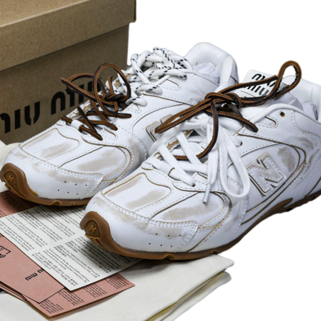 NB 530 SL x Miu Miu 'White Gum'