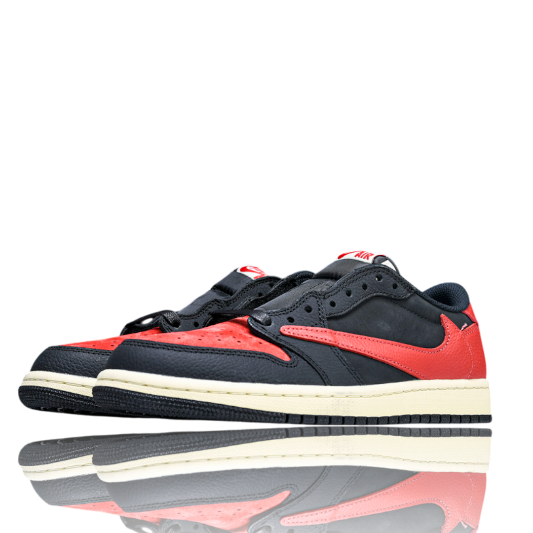 (CLEARANCE) (Unreleased) Travis Scott x AJ1 Retro Low 'Black Red'