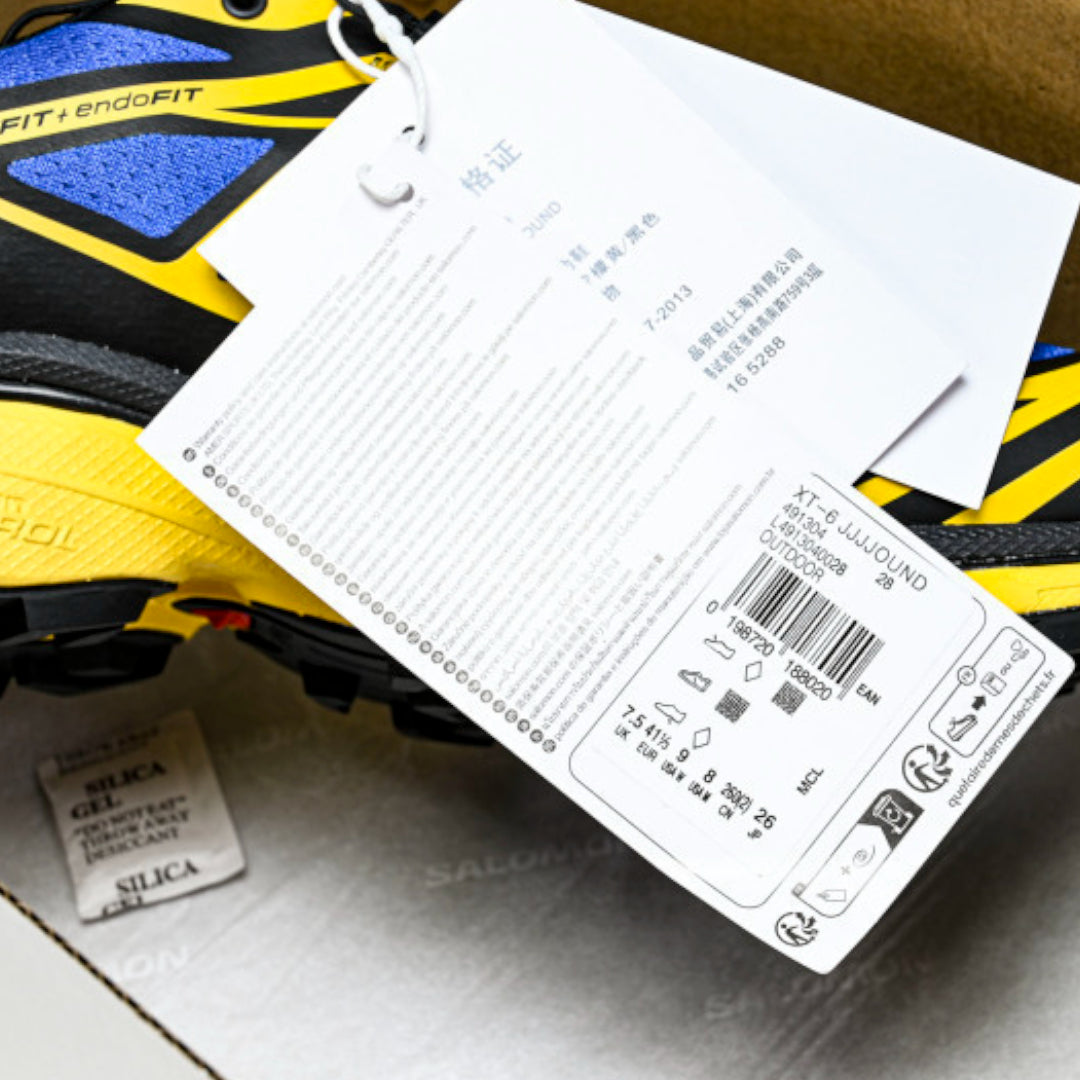 Salomon x JJJJound XT-6 'Nautical Blue Lemon'