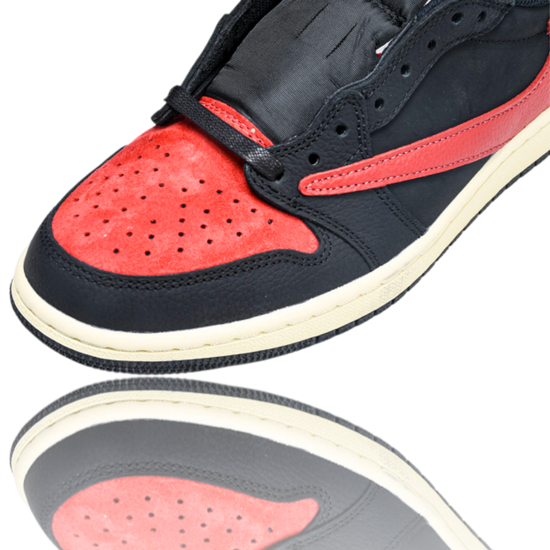 (CLEARANCE) (Unreleased) Travis Scott x AJ1 Retro Low 'Black Red'