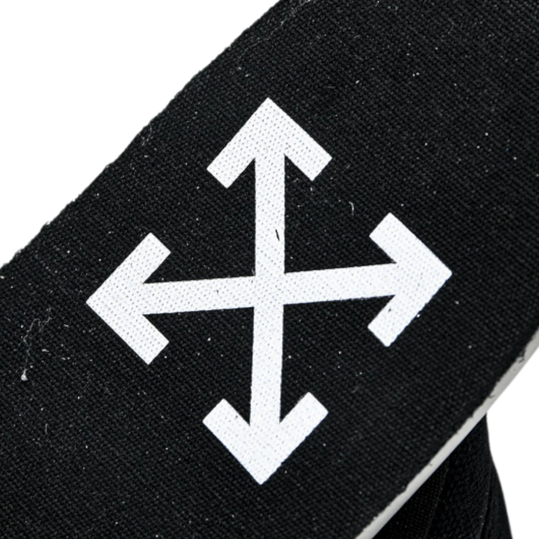 Off-White Vulc Low 'Black' (‘C 2018) Old Stripes