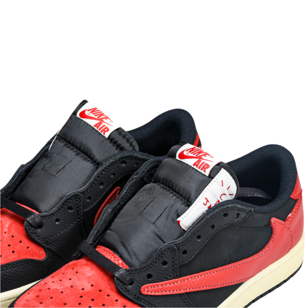 (CLEARANCE) (Unreleased) Travis Scott x AJ1 Retro Low 'Black Red'