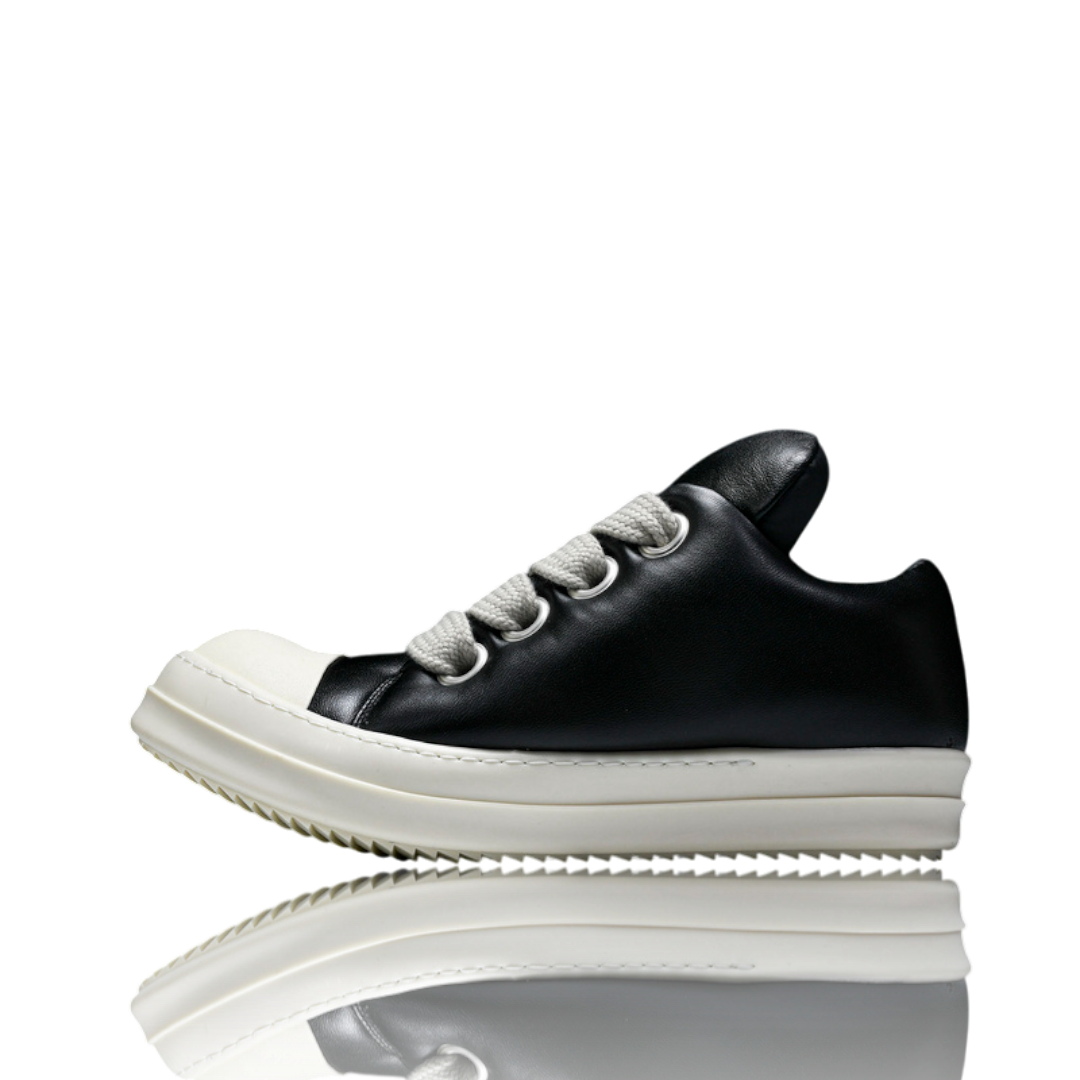 Rick Owens Jumbo Lace Padded Low 'Black Milk'