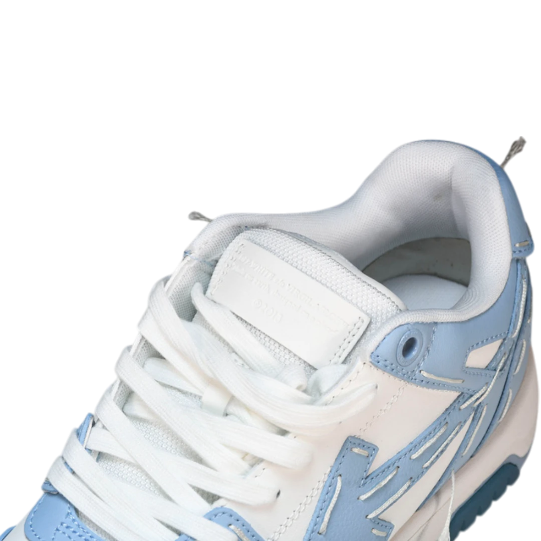 Off-White Out Of Office Low Top - Sartorial Stitch 'White Light Blue'