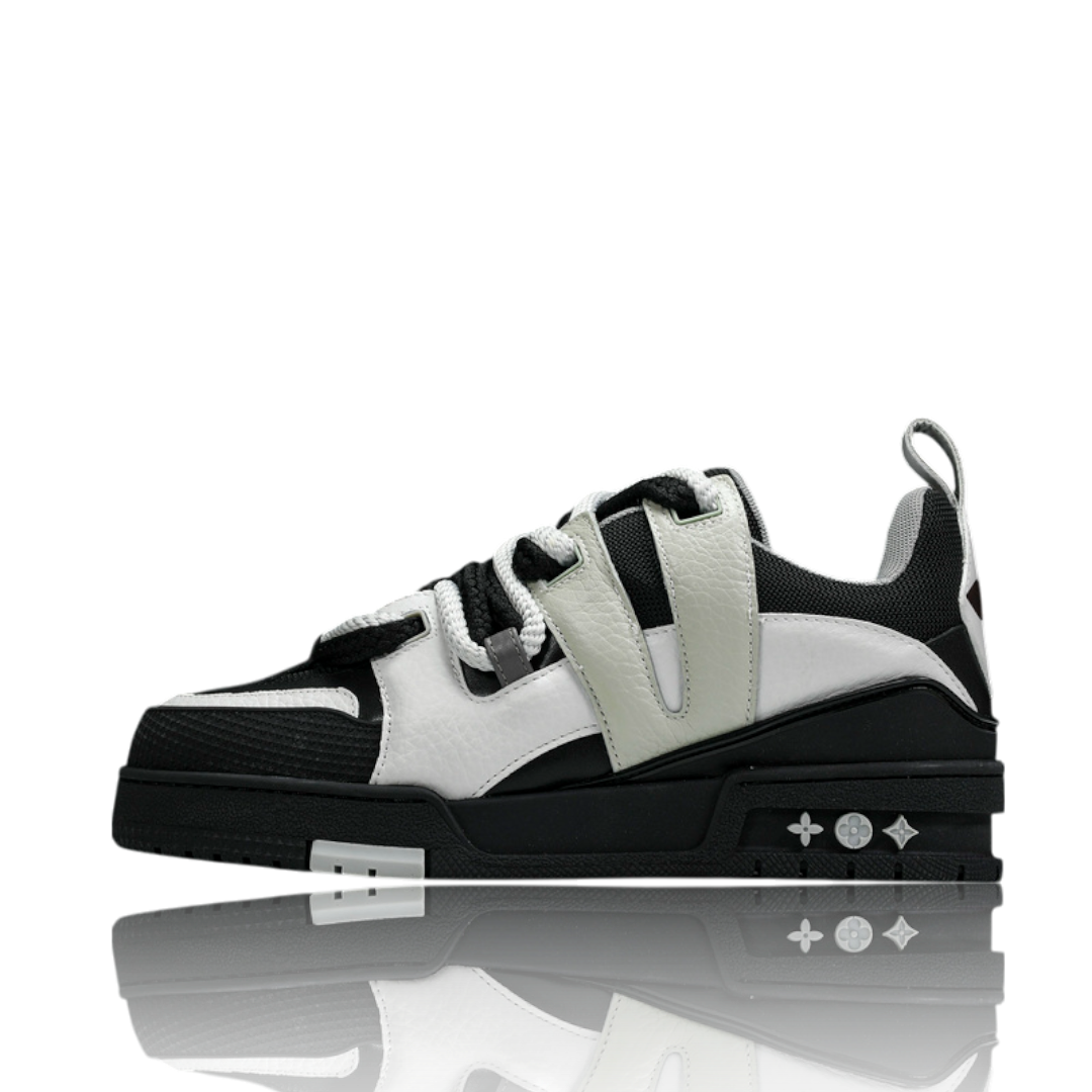 (CLEARANCE) Louis Vuittоп Skate Sneakers by KidSuper 'Black White'