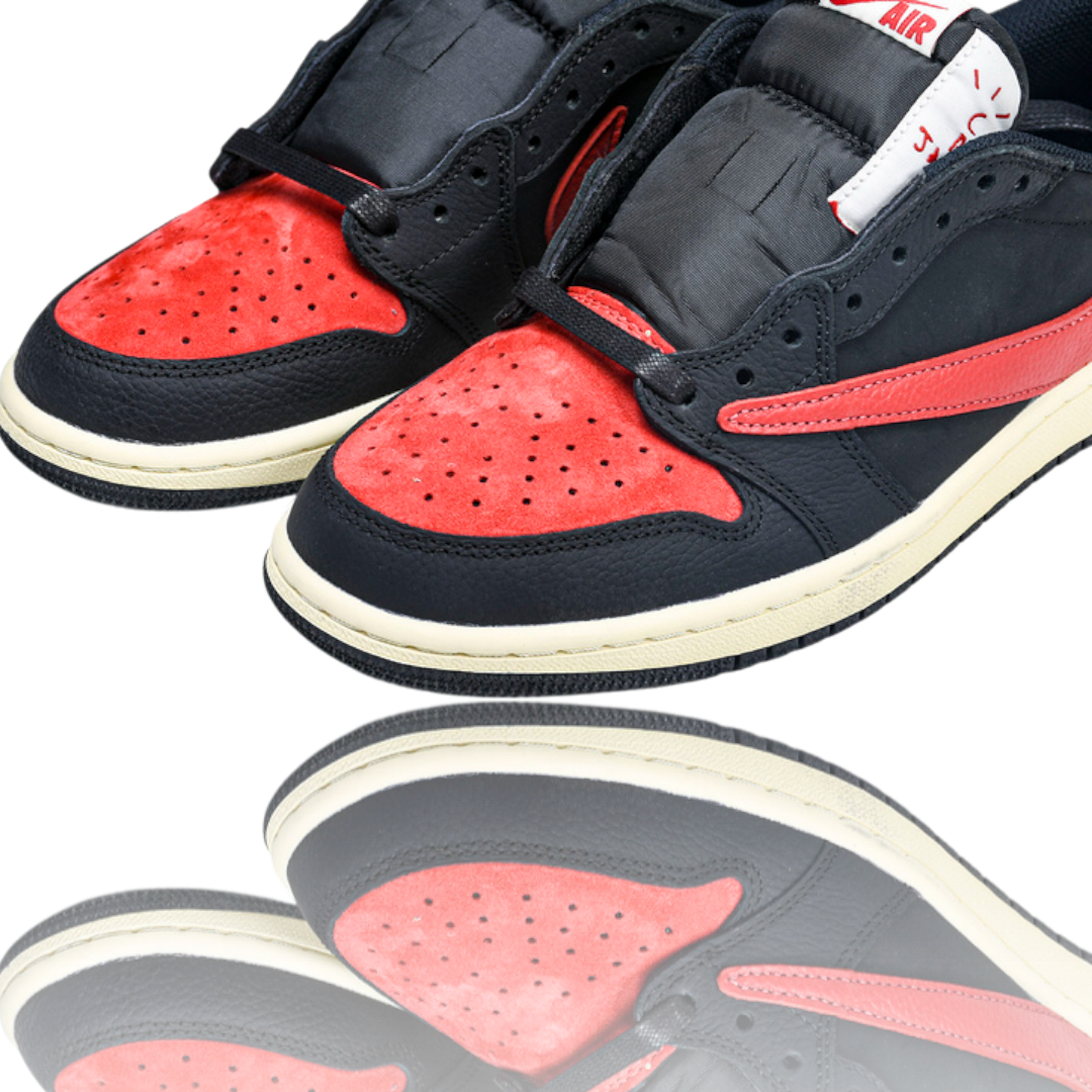 (CLEARANCE) (Unreleased) Travis Scott x AJ1 Retro Low 'Black Red'