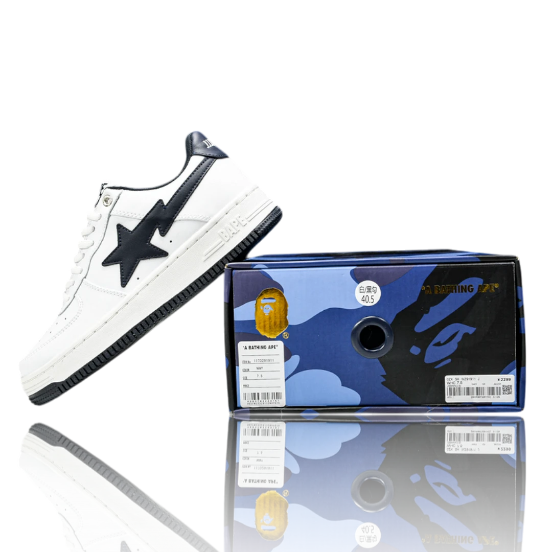 JJJJound x Bapesta 'White Navy'