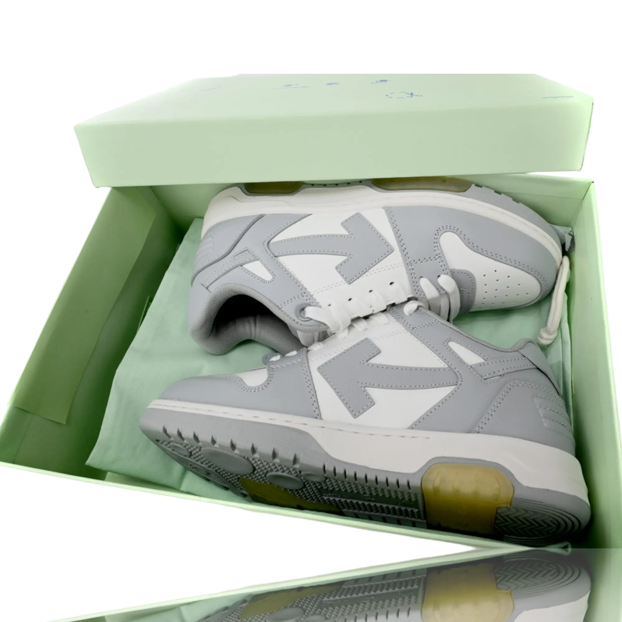 Off-White Out Of Office Low Top 'Grey White'