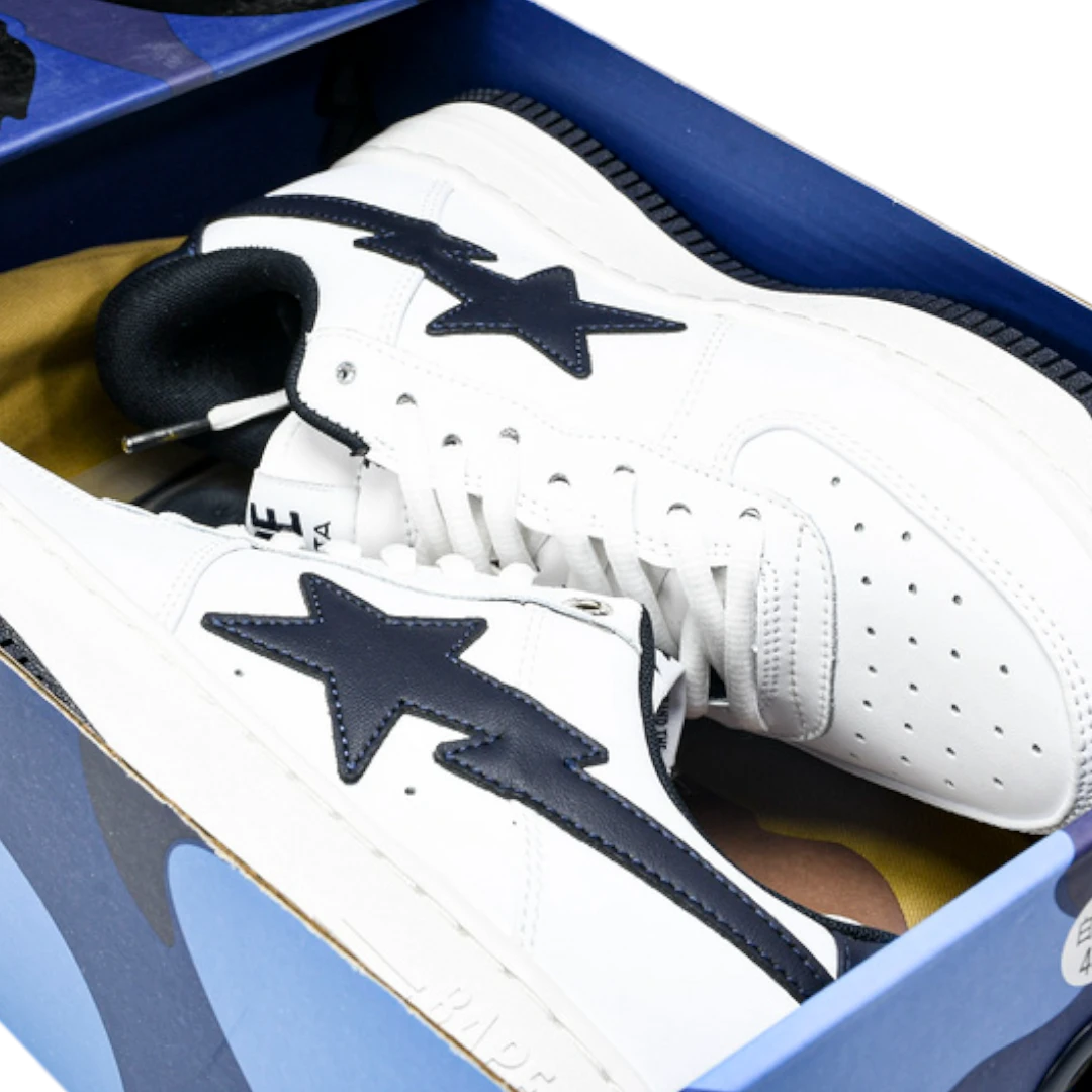 JJJJound x Bapesta 'White Navy'