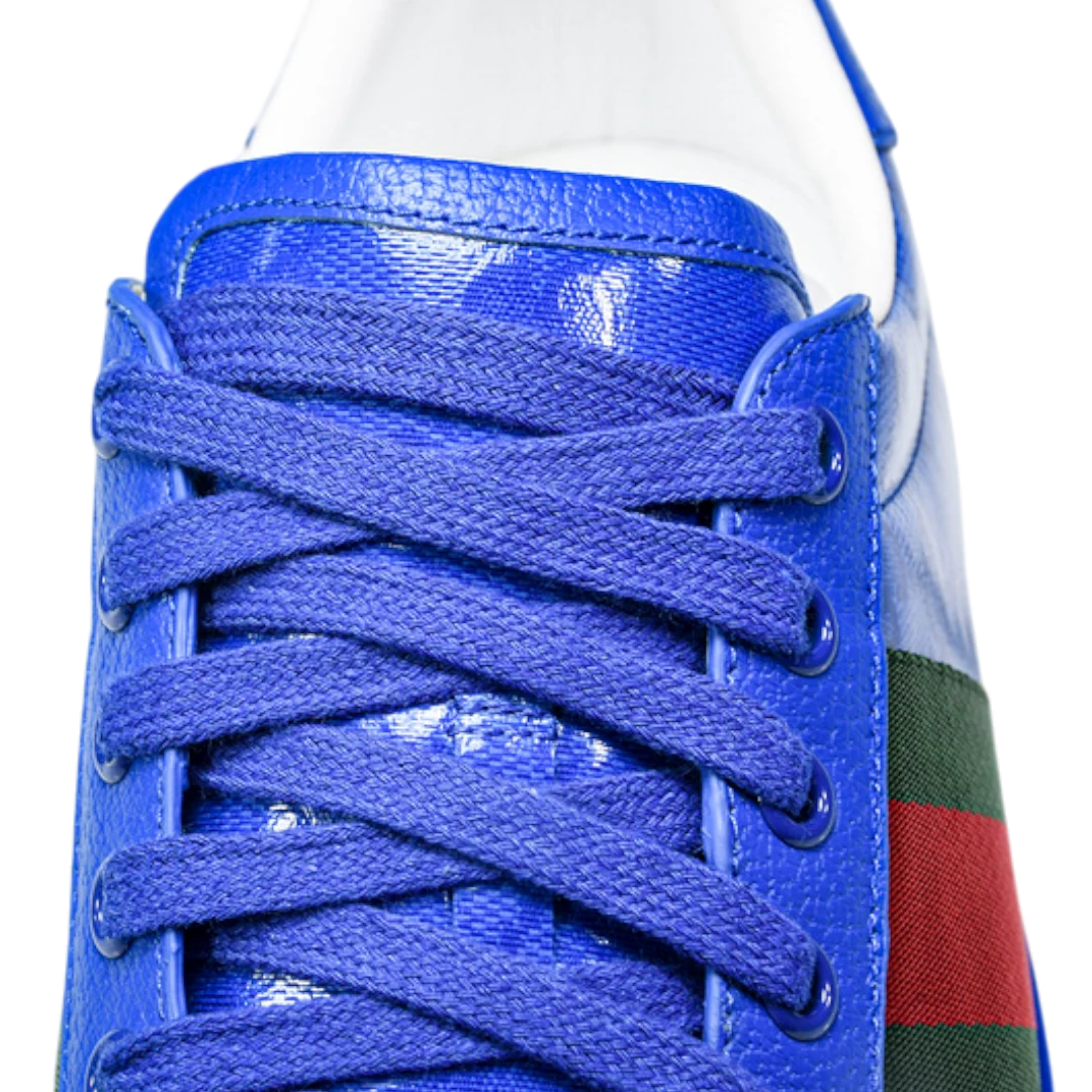 Guссi Ace Web 'Blue Monogram'