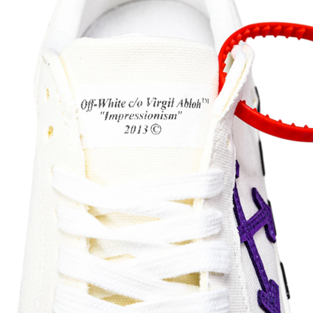 Off-White Vulc Low 'White Purple Arrow'