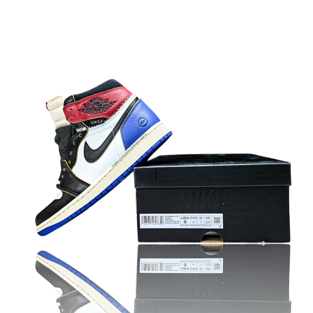 Fragment Design x Union LA x AJ1 Retro High 'Varsity Red Sport Royal'