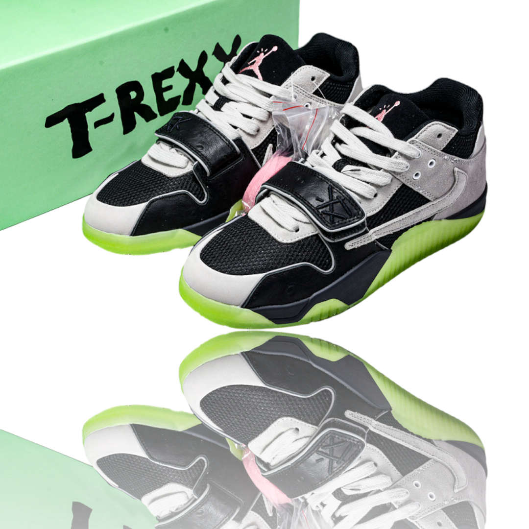 Travis Scott x Chase B Jumpmn Jack TR 'Black Night Silver'