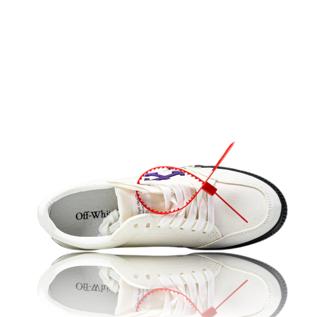 Off-White Vulc Low 'White Purple Arrow'