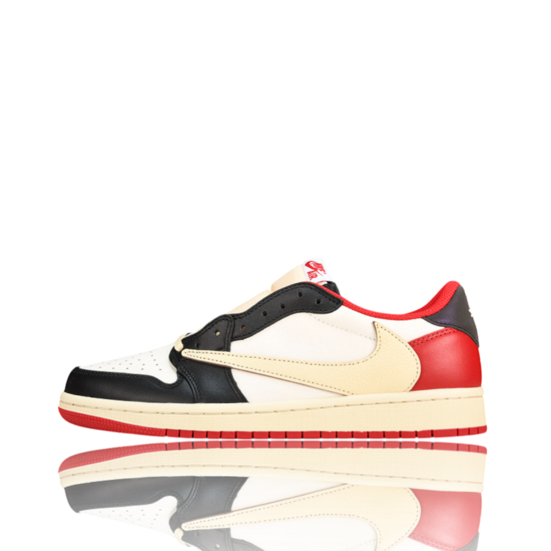 (Unreleased) Travis Scott x AJ1 Low OG Fragment 'Black Red'